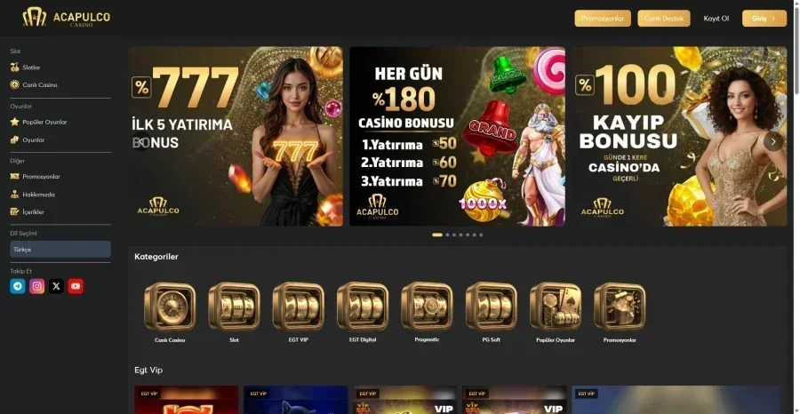 Acapulco Casino ekran görüntüsü